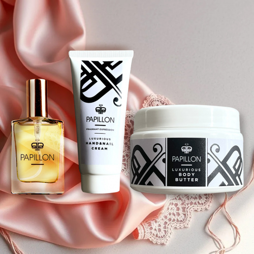 Julia Combo – Perfume + Hand & Nail + Body Butter Inspired by La Vie Est Belle (Lancôme)